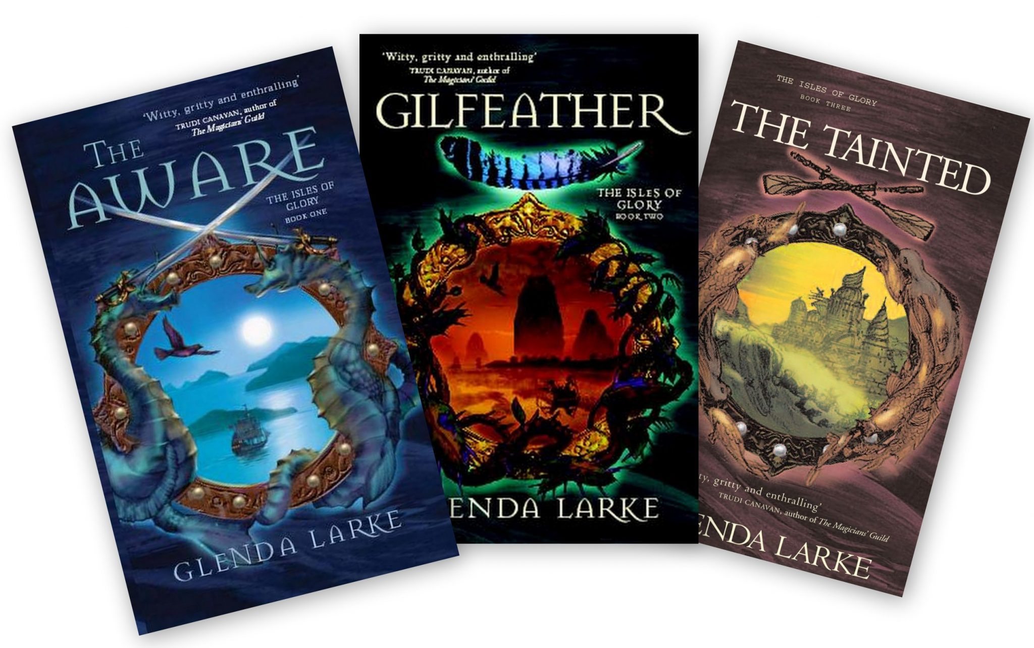 LARKE, Glenda: Les îles glorieuses (3 volumes)